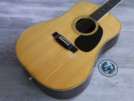 1980 Tokai Cat's Eyes CE-500 Vintage Acoustic Dreadnought (Natural)