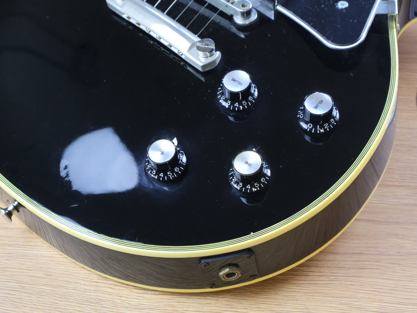 1984 Burny Japan LC-70JS John Sykes Signature Model Les Paul Custom (Ebony)