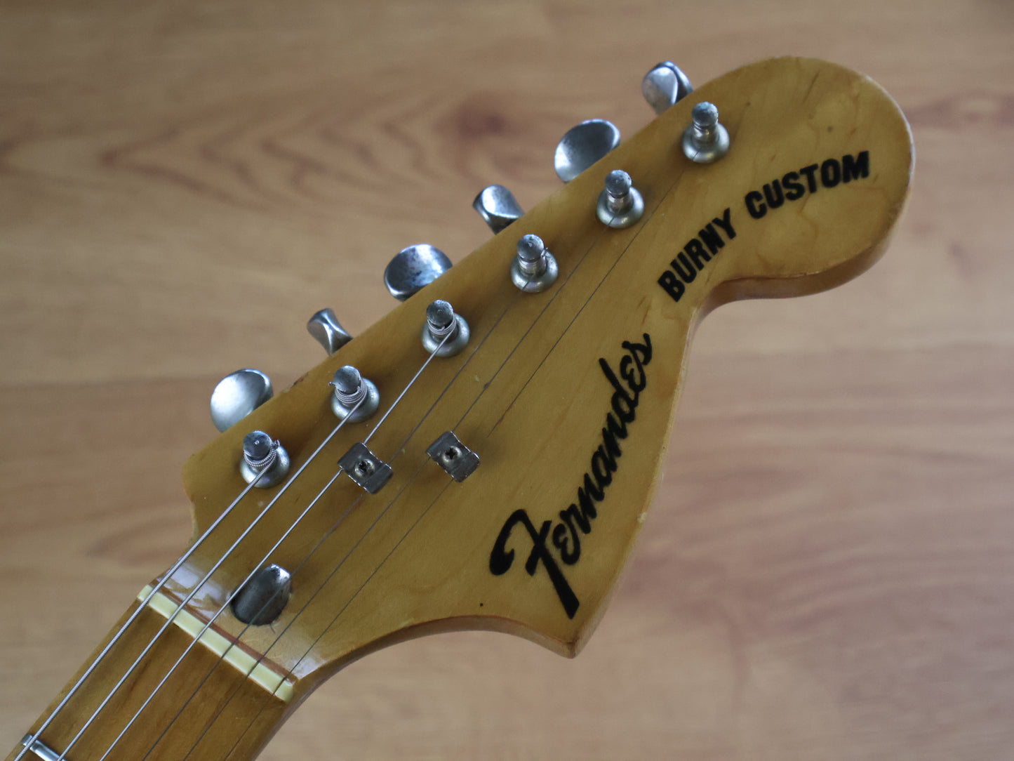 1975 Fernandes Burny FST-60 Stratocaster (Transparent Vintage White)