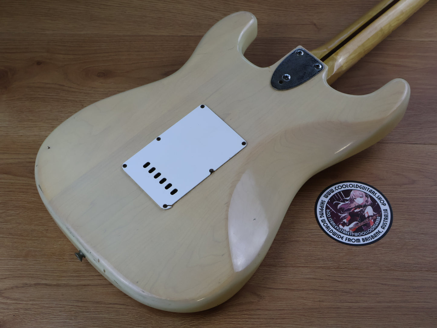 1975 Fernandes Burny FST-60 Stratocaster (Transparent Vintage White)