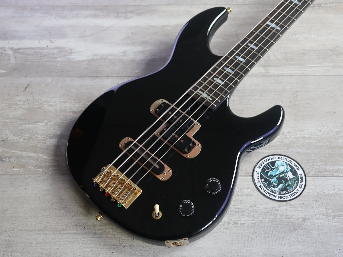 1985 Yamaha Japan BB-5000 5-String Neckthrough Broad Bass (Black)