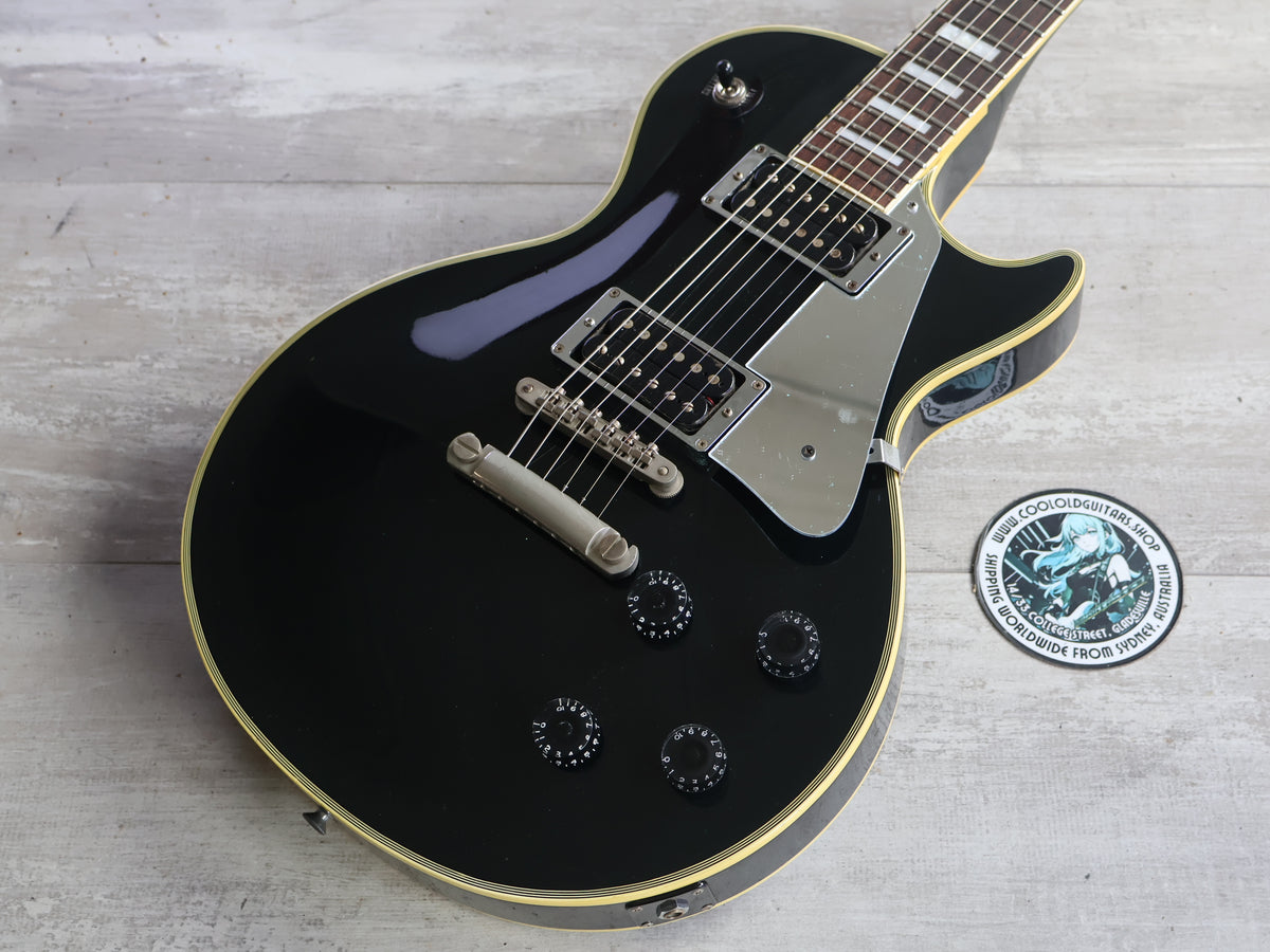 1990 Greco Japan JS-600 John Sykes Les Paul Custom (Ebony)