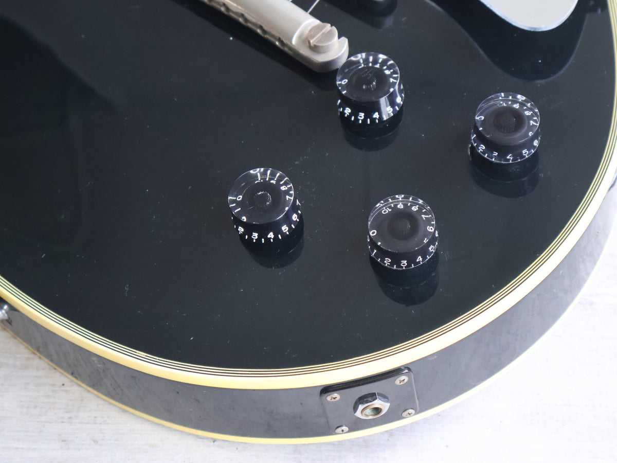 1990 Greco Japan JS-600 John Sykes Les Paul Custom (Ebony)