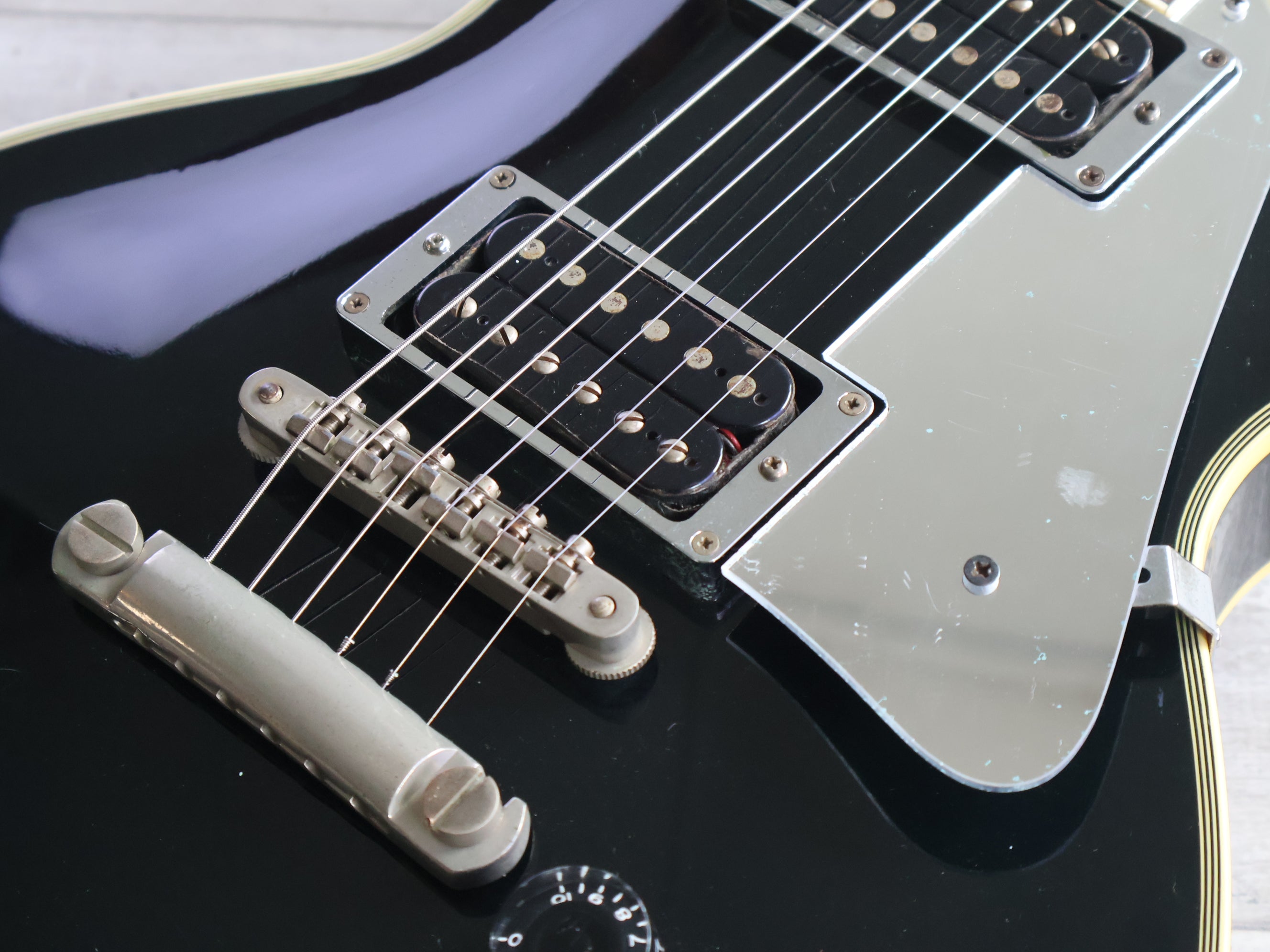 1990 Greco Japan JS-600 John Sykes Les Paul Custom (Ebony) – Cool