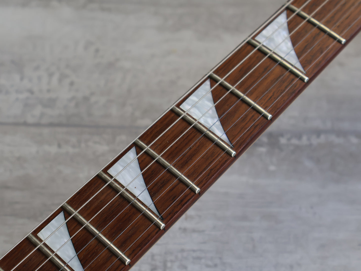 2001 Grover Jackson DK-c.u.60/HH Dinky (Transparent Red Flame)