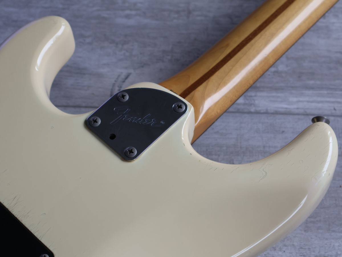 1989 Fender Japan STM60 Pro Feel "Medium Scale" Stratocaster (White)