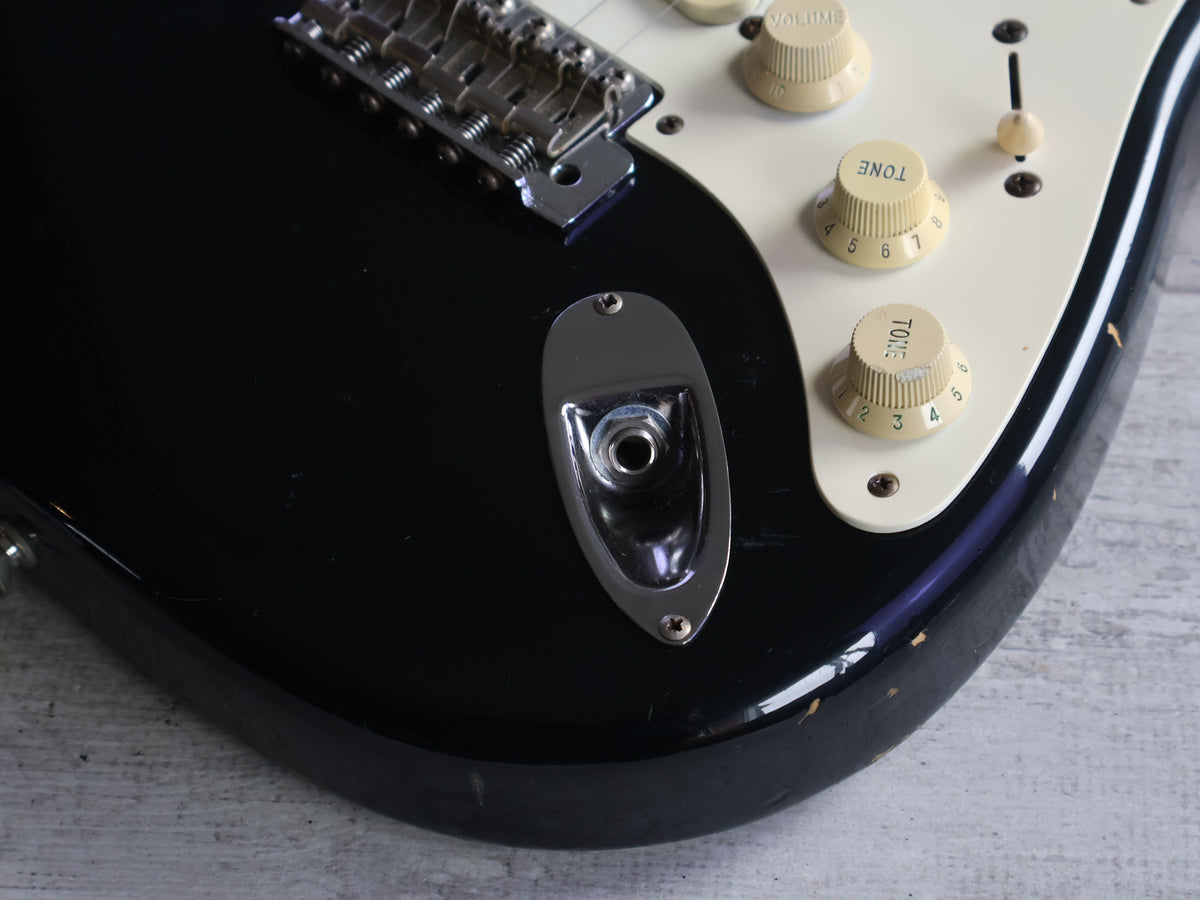 1993 Fender Japan ST57M Medium Scale '57 Reissue Stratocaster (Black)
