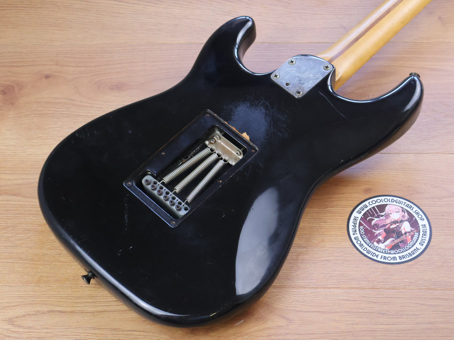 1988 Fender Japan STM-550 "Medium Scale" Scalloped Stratocaster (Black)