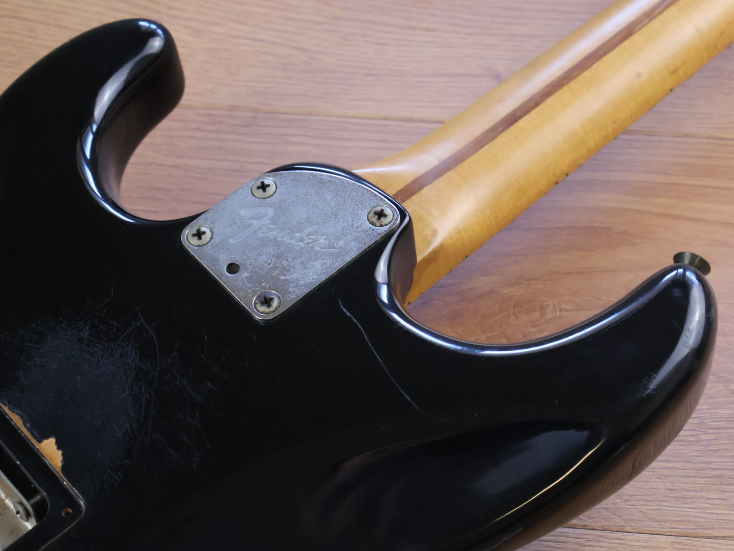 1988 Fender Japan STM-550 "Medium Scale" Scalloped Stratocaster (Black)