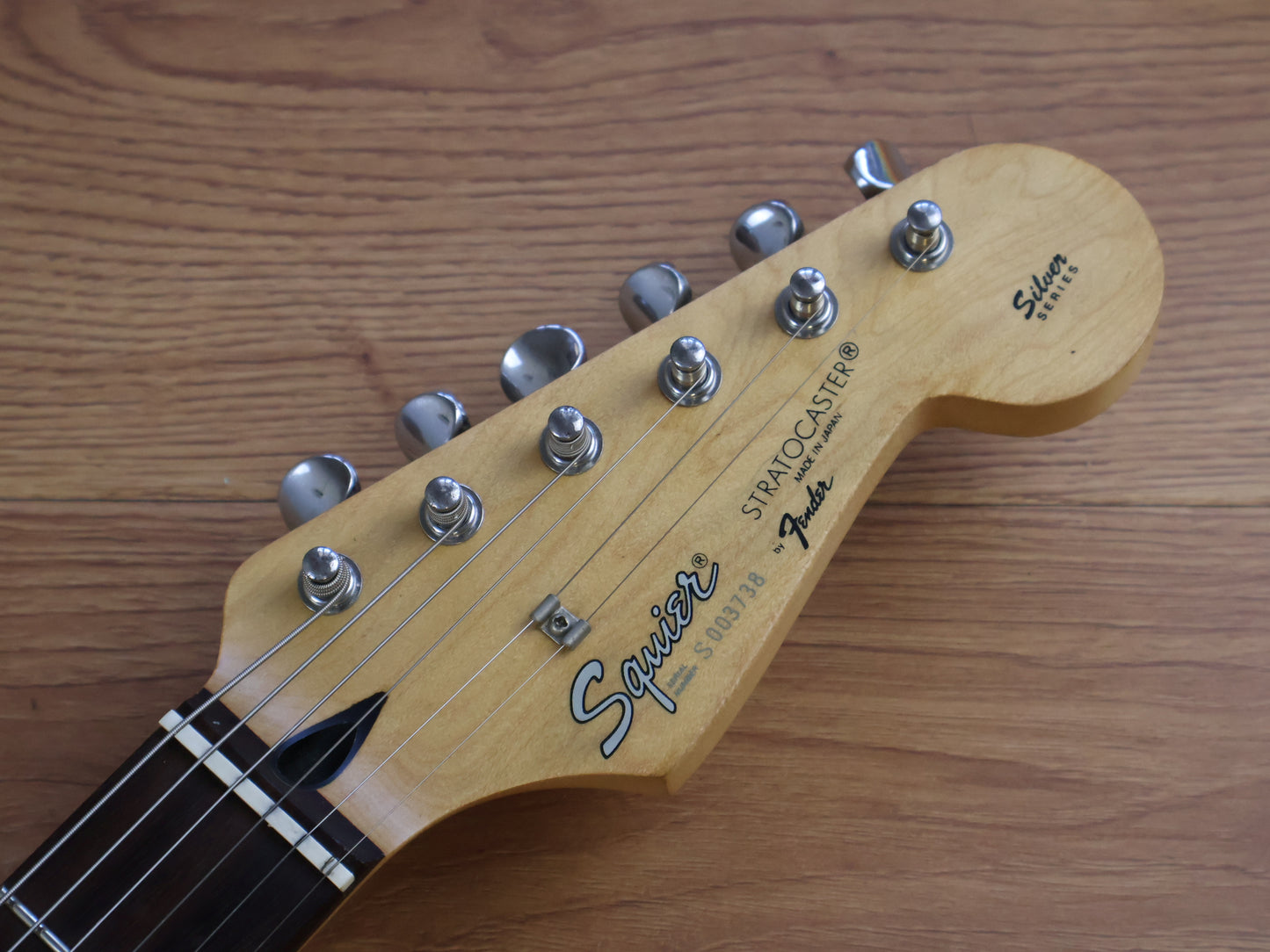 1992 Squier Japan SST-33 "Silver Series" Stratocaster (Blueburst Fotoflame)