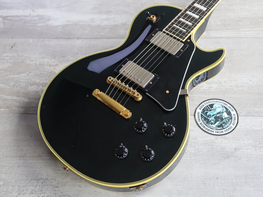 1994 Burny Japan RLC-70 Les Paul Custom (Ebony)