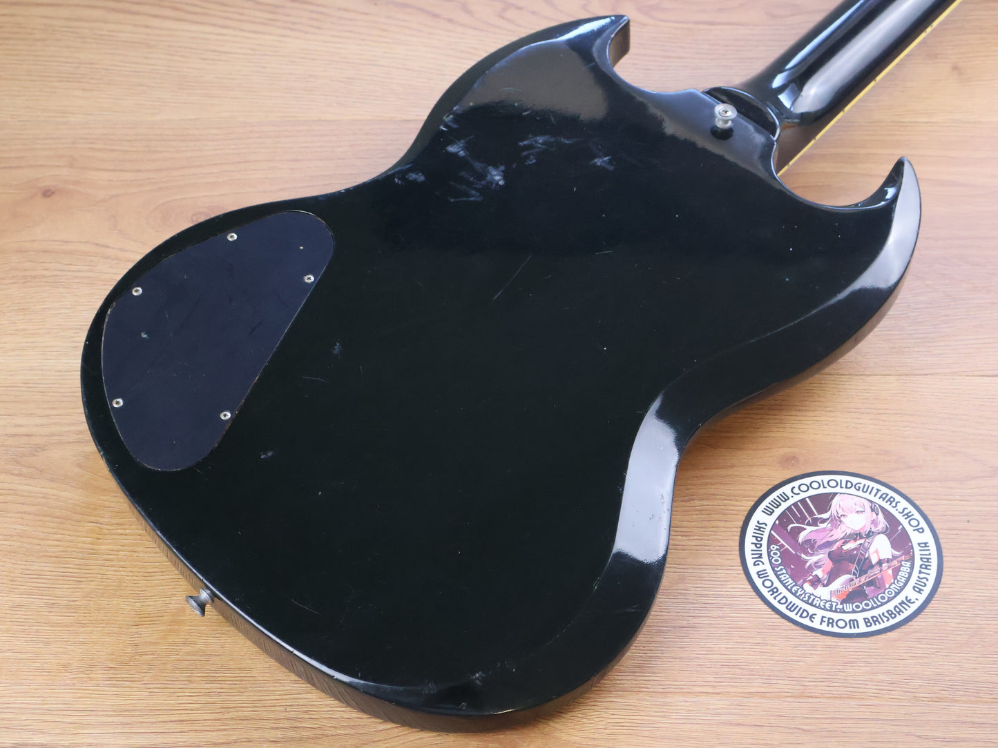 1989 Greco Japan SS-600P2 SG Double Cutaway (Black)