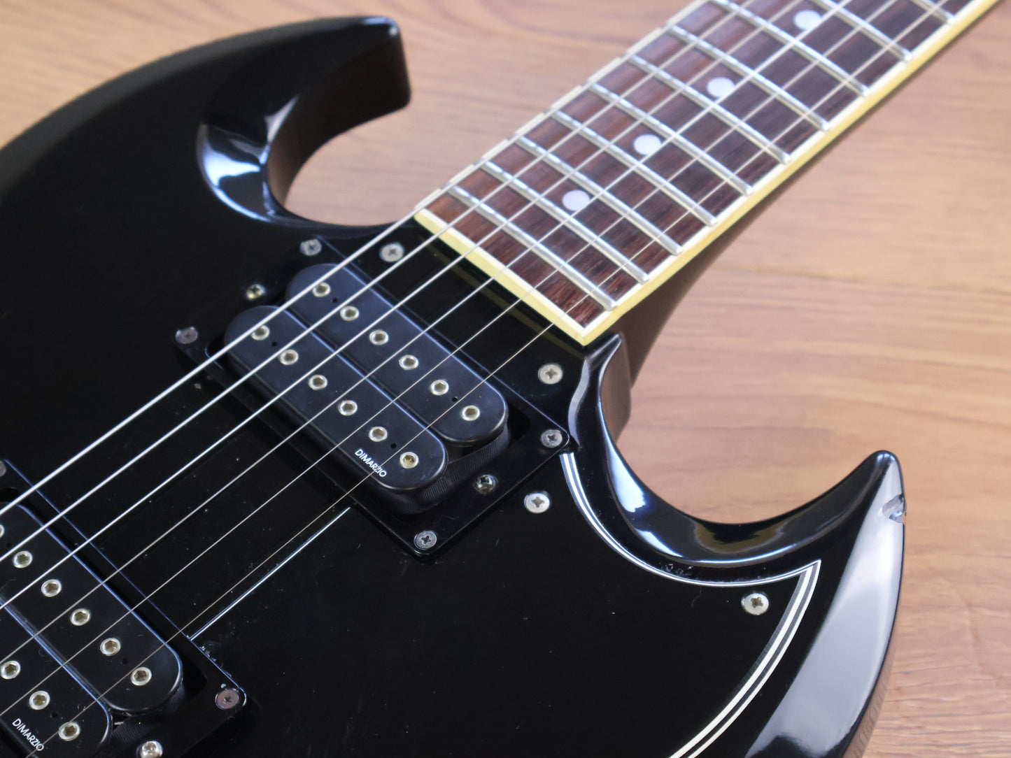 1990 Greco Japan SS-600P2 SG Double Cutaway w/Dimarzio's (Black)