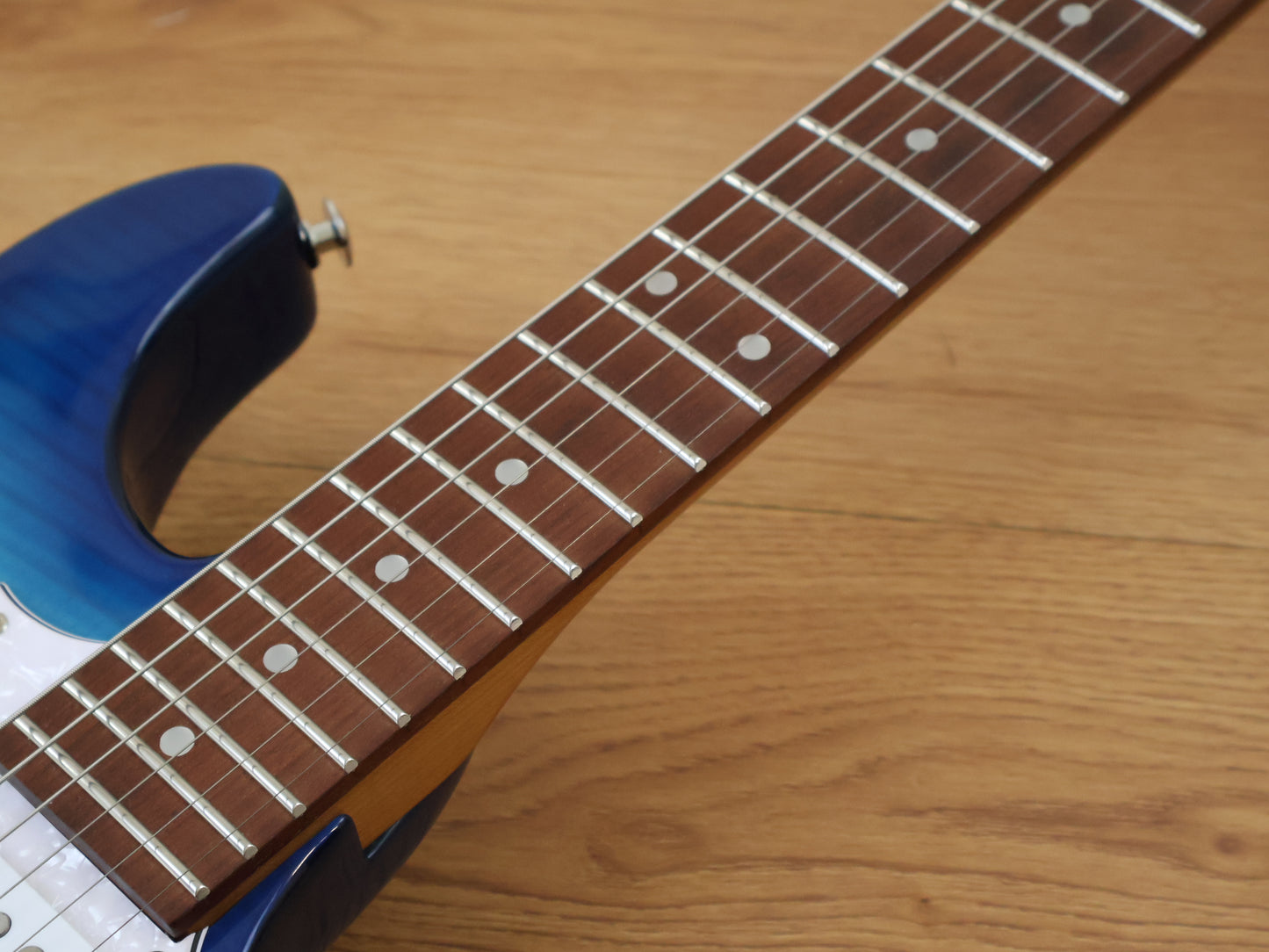 Ibanez AZ22S1F Standard Electric Guitar (Transparent Turquoise Burst)