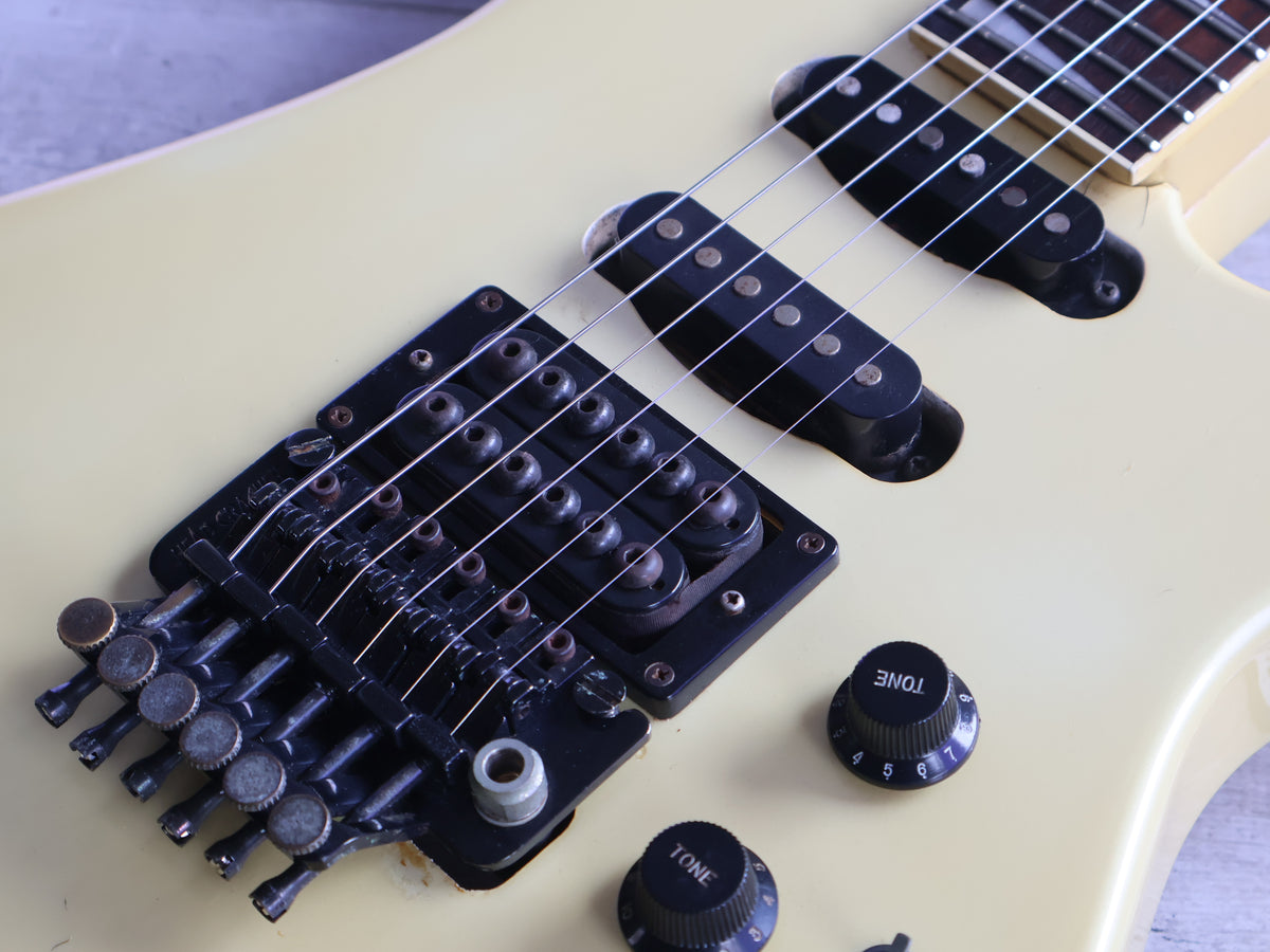 1980's Fernandes Japan STJ-75 HSS Superstrat (White)