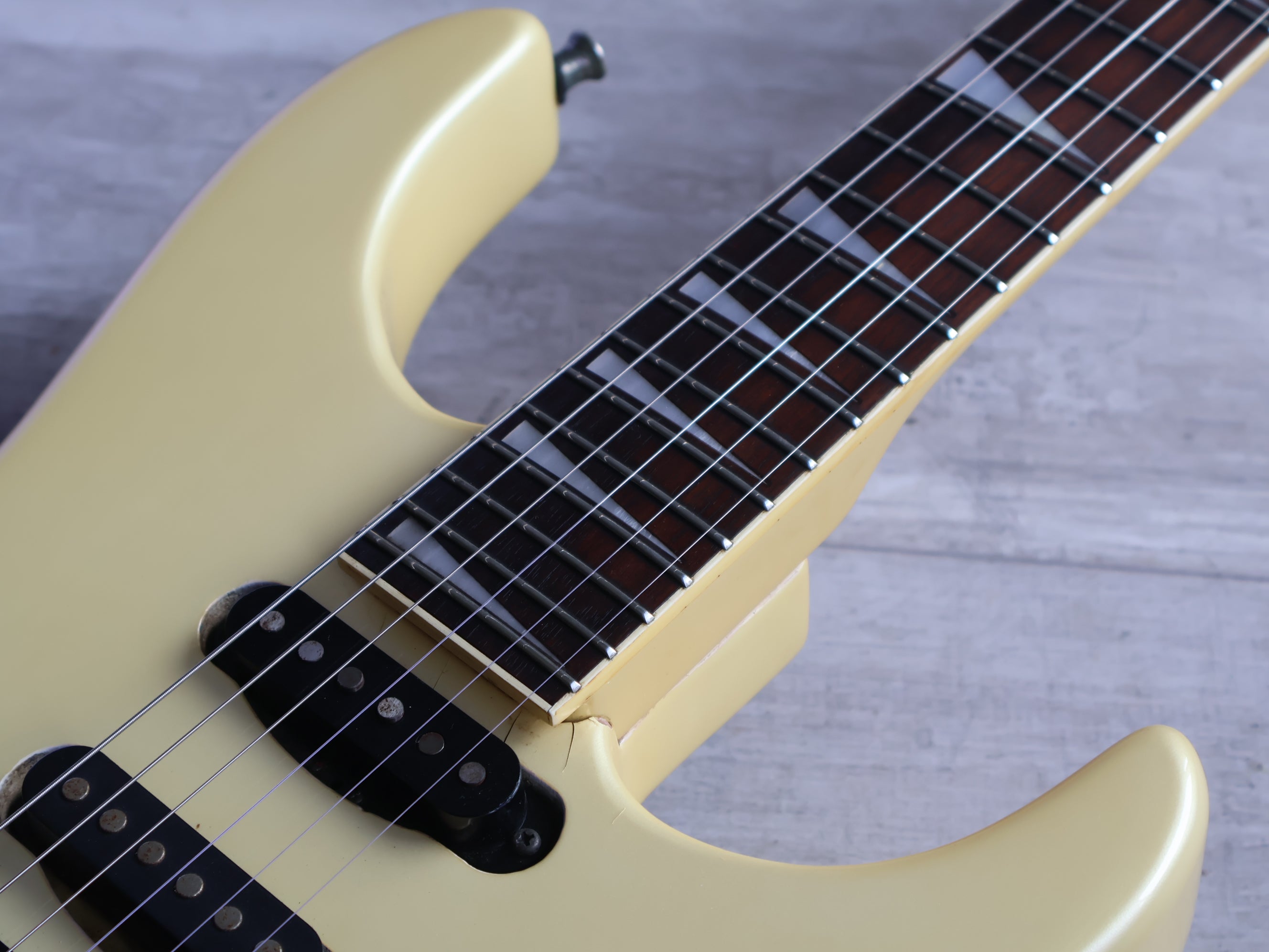 1980's Fernandes Japan STJ-75 HSS Superstrat (White) – Cool Old