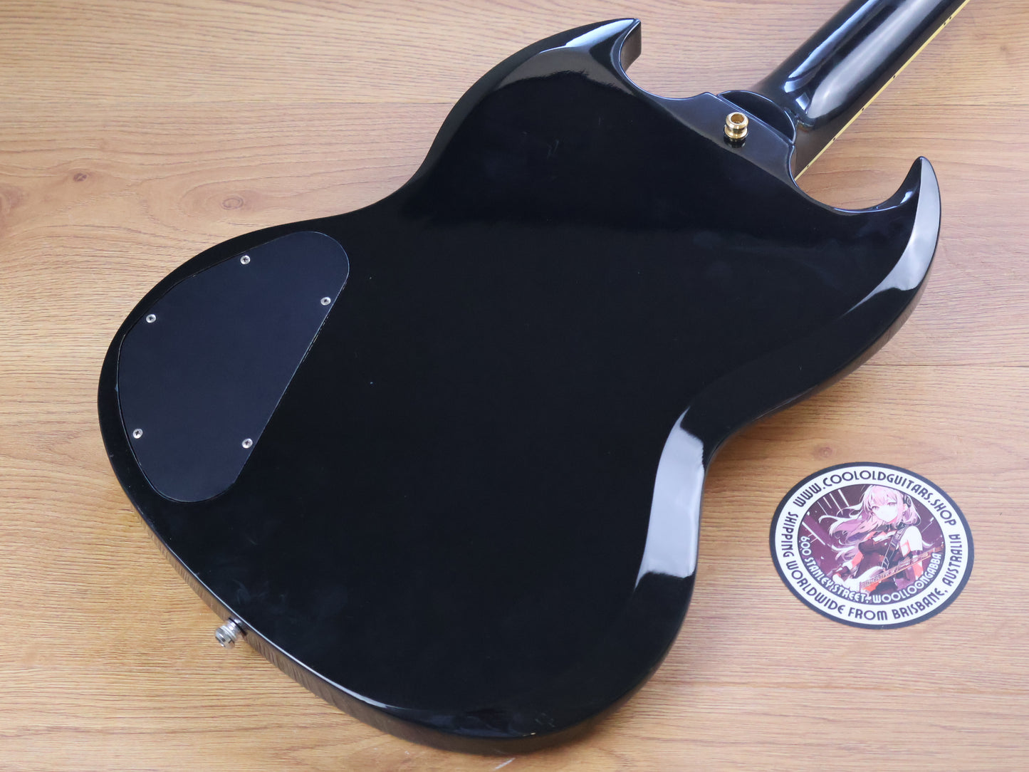 1990 Greco Japan SS-600P2 SG Double Cutaway (Black)