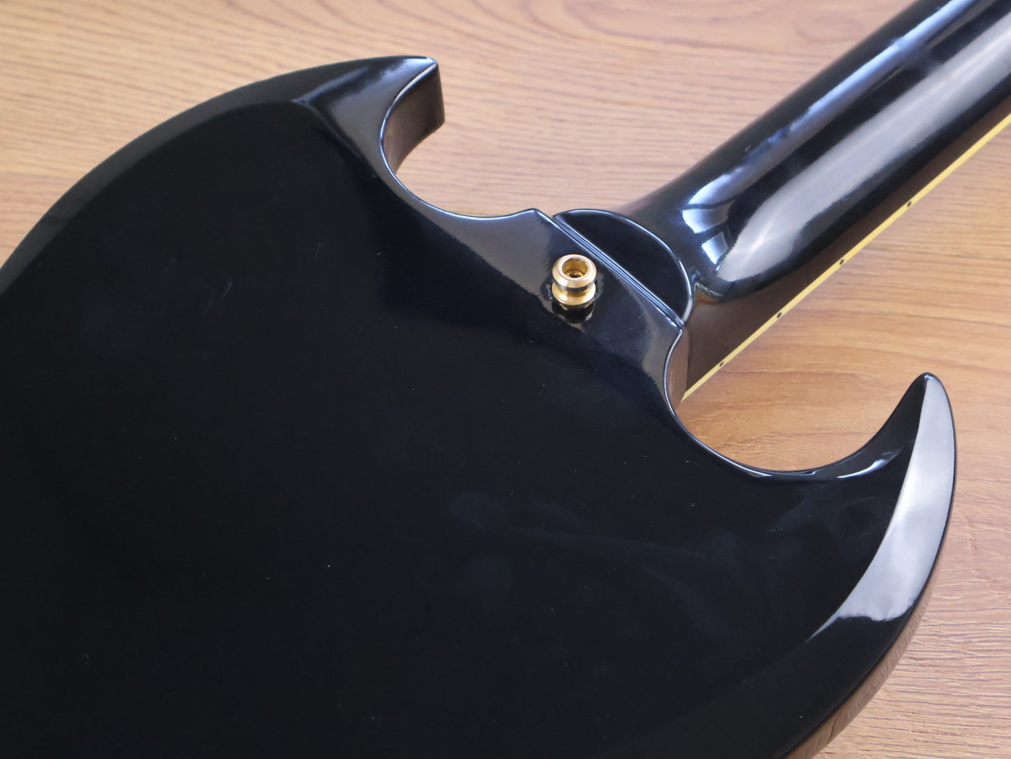 1990 Greco Japan SS-600P2 SG Double Cutaway (Black)