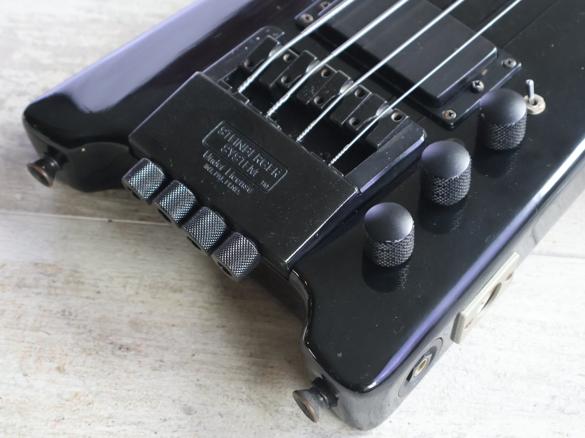 1990 Hohner B2A Headless Paddle Bass Guitar w/Steinberger System