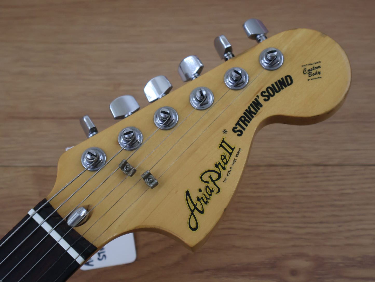 1979 Aria Pro II Japan Strikin' Sound Stratocaster (Vintage White)