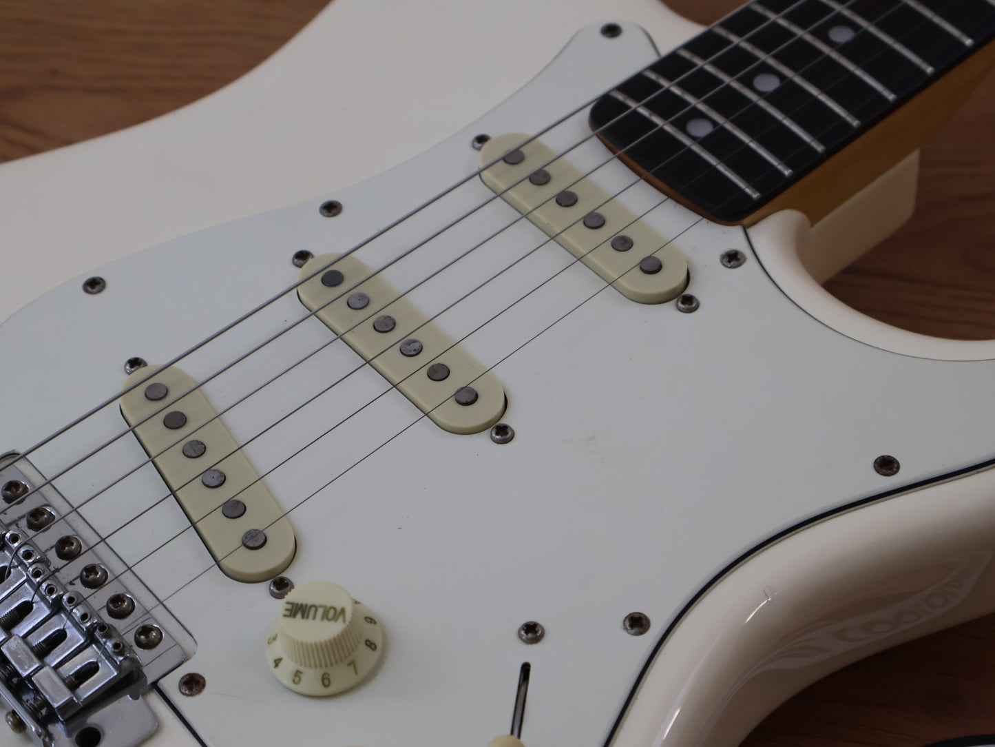 1979 Aria Pro II Japan Strikin' Sound Stratocaster (Vintage White)