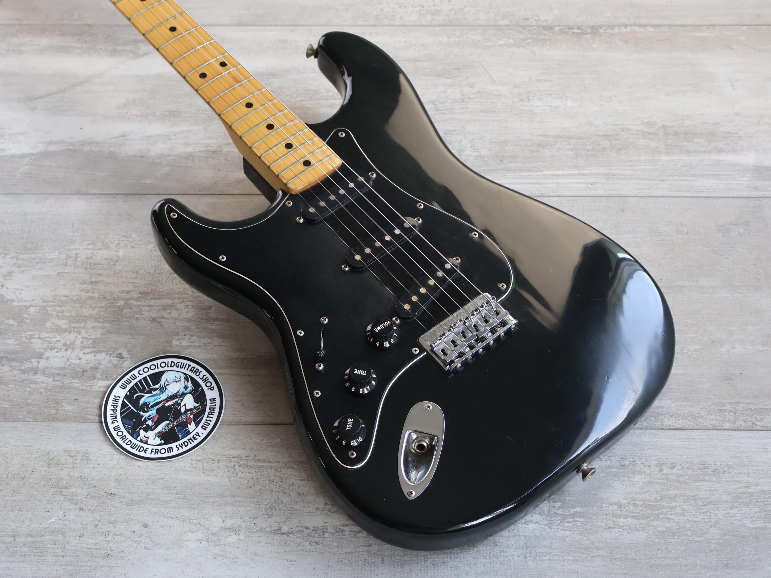 1978 Fender USA LH Left Handed Hardtail Stratocaster (Black