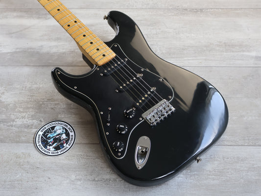 1978 Fender USA LH Left Handed Hardtail Stratocaster (Black)