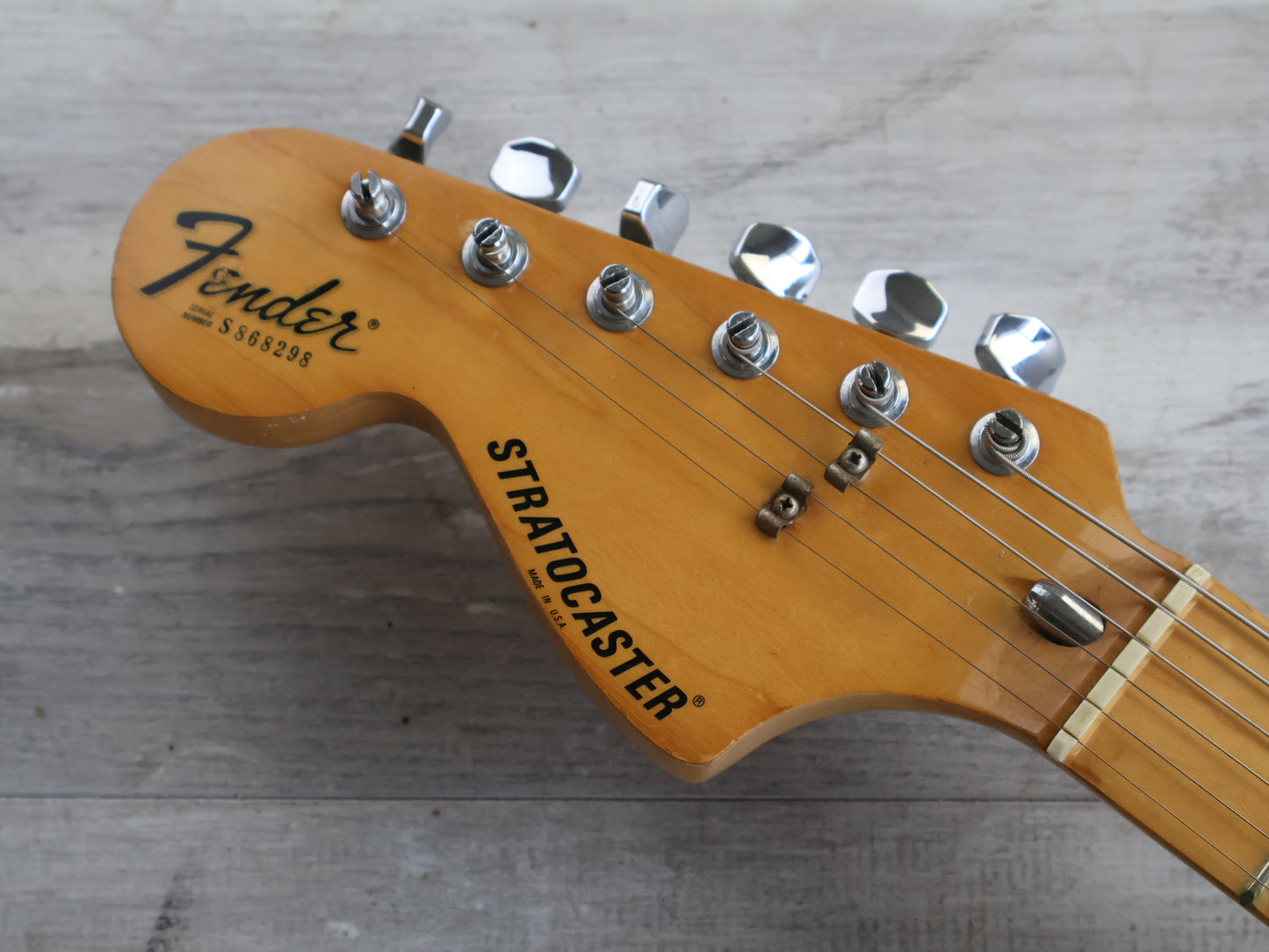 1978 Fender USA LH Left Handed Hardtail Stratocaster (Black)