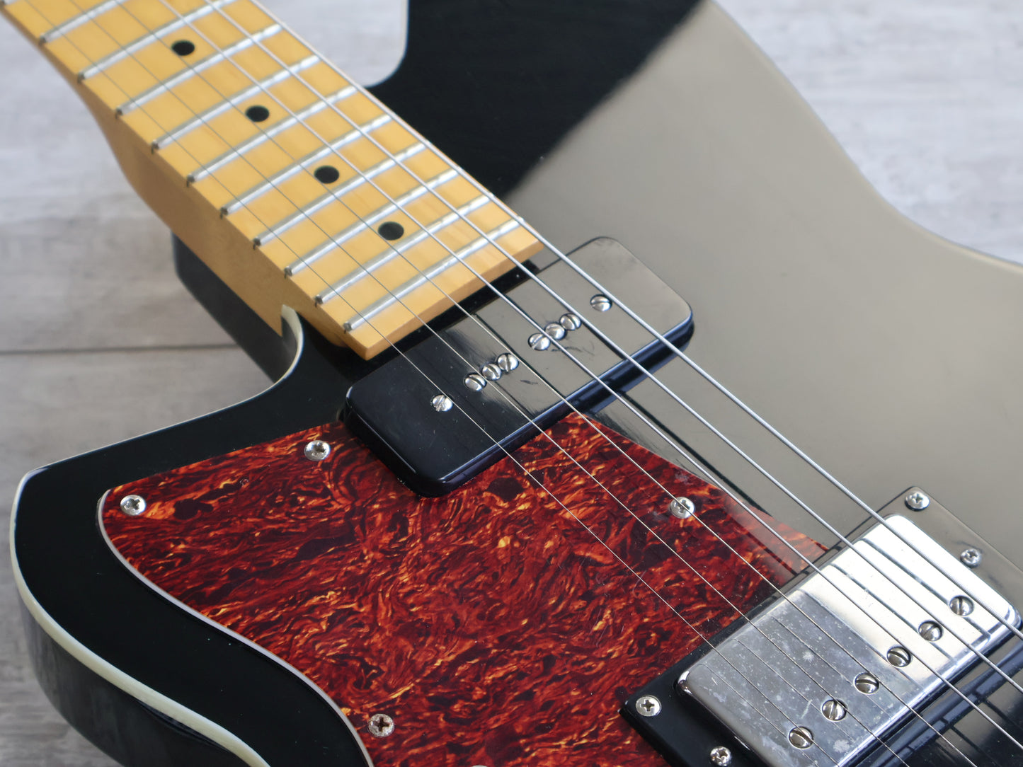 Reverend Double Agent LH Left Handed (Midnight Black)