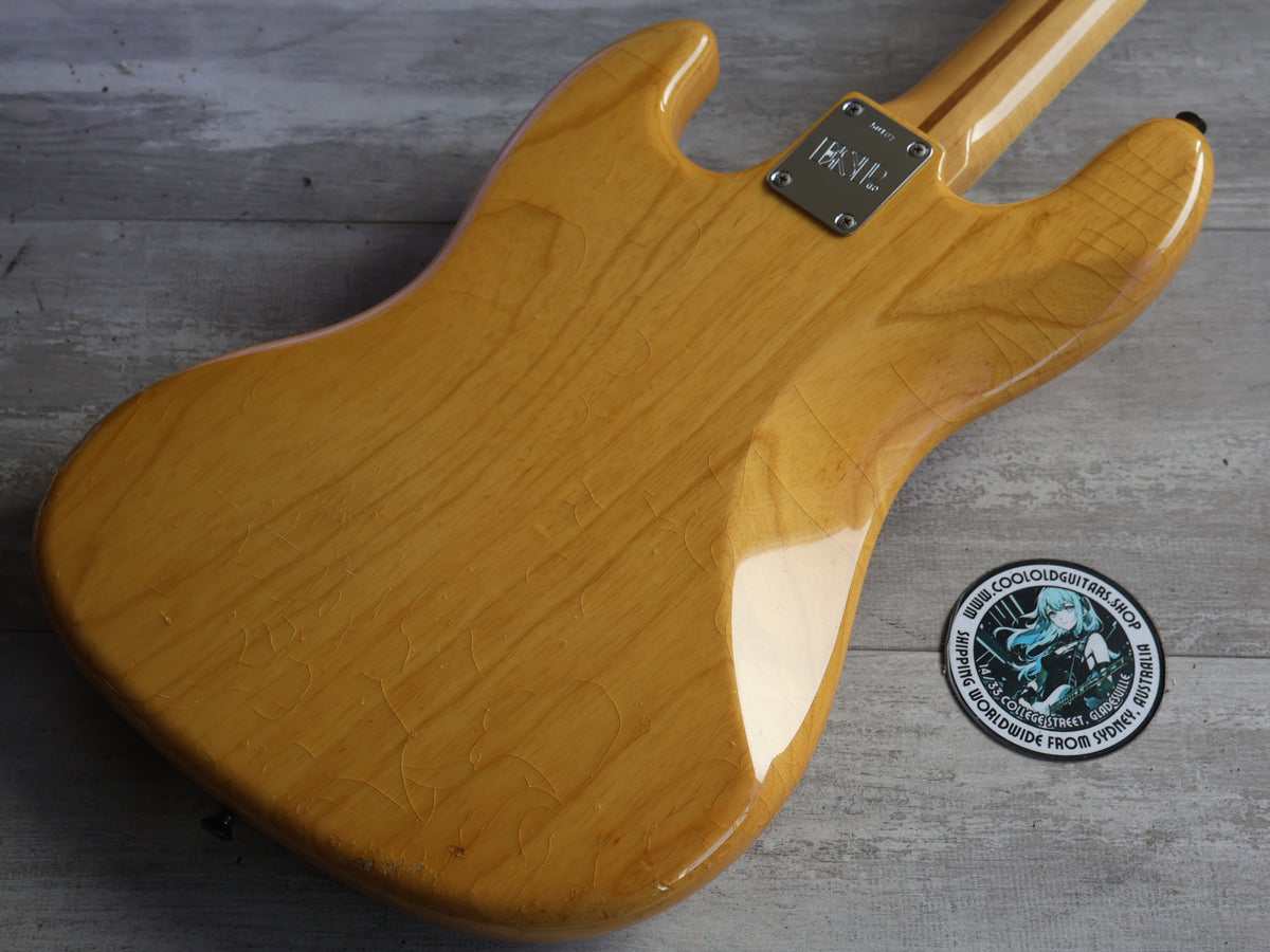 1980's ESP Navigator Japan Custom Order 70's Reissue Jazz Bass (Natural)