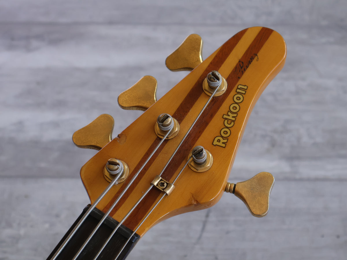1989 Rockoon Japan (by Kawai) KRB-90 Neckthrough Bass (Natural)