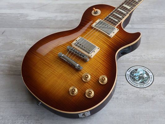 2014 Gibson USA Les Paul Standard Plus - 120th Anniversary Model (AAAA Flame Tobacco Sunburst)