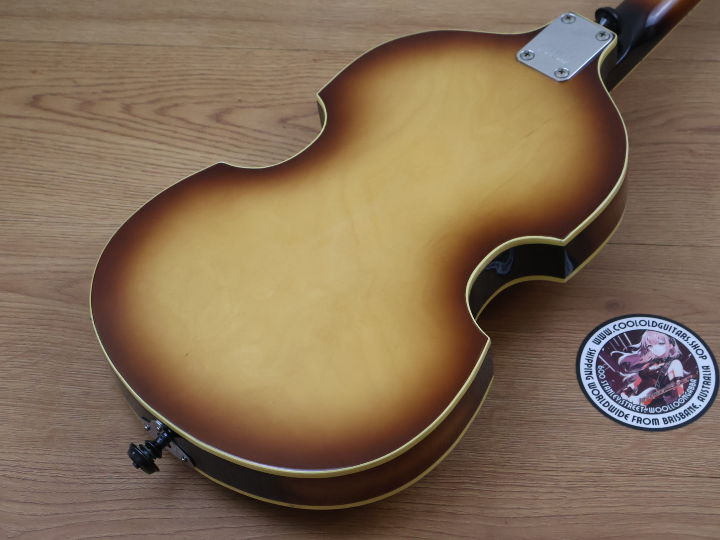 1976 Greco Japan VB-450 Violin Beatle Bass (Brown Sunburst)