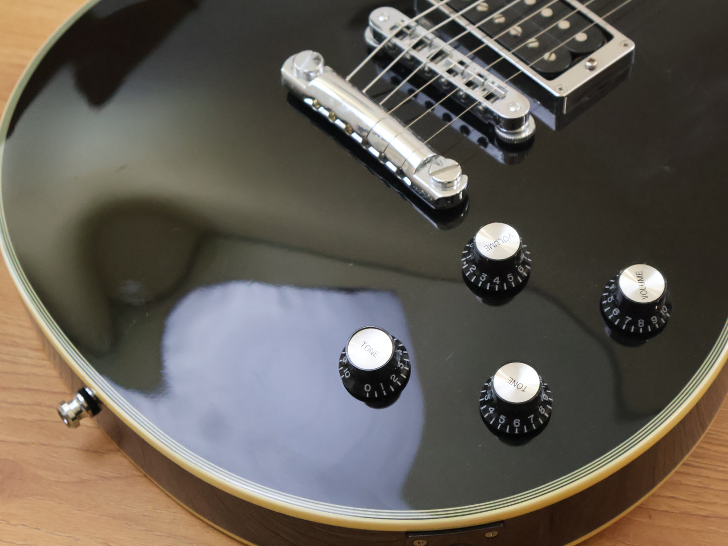 2009 Burny RLC-55JS John Sykes Les Paul Custom (Black)