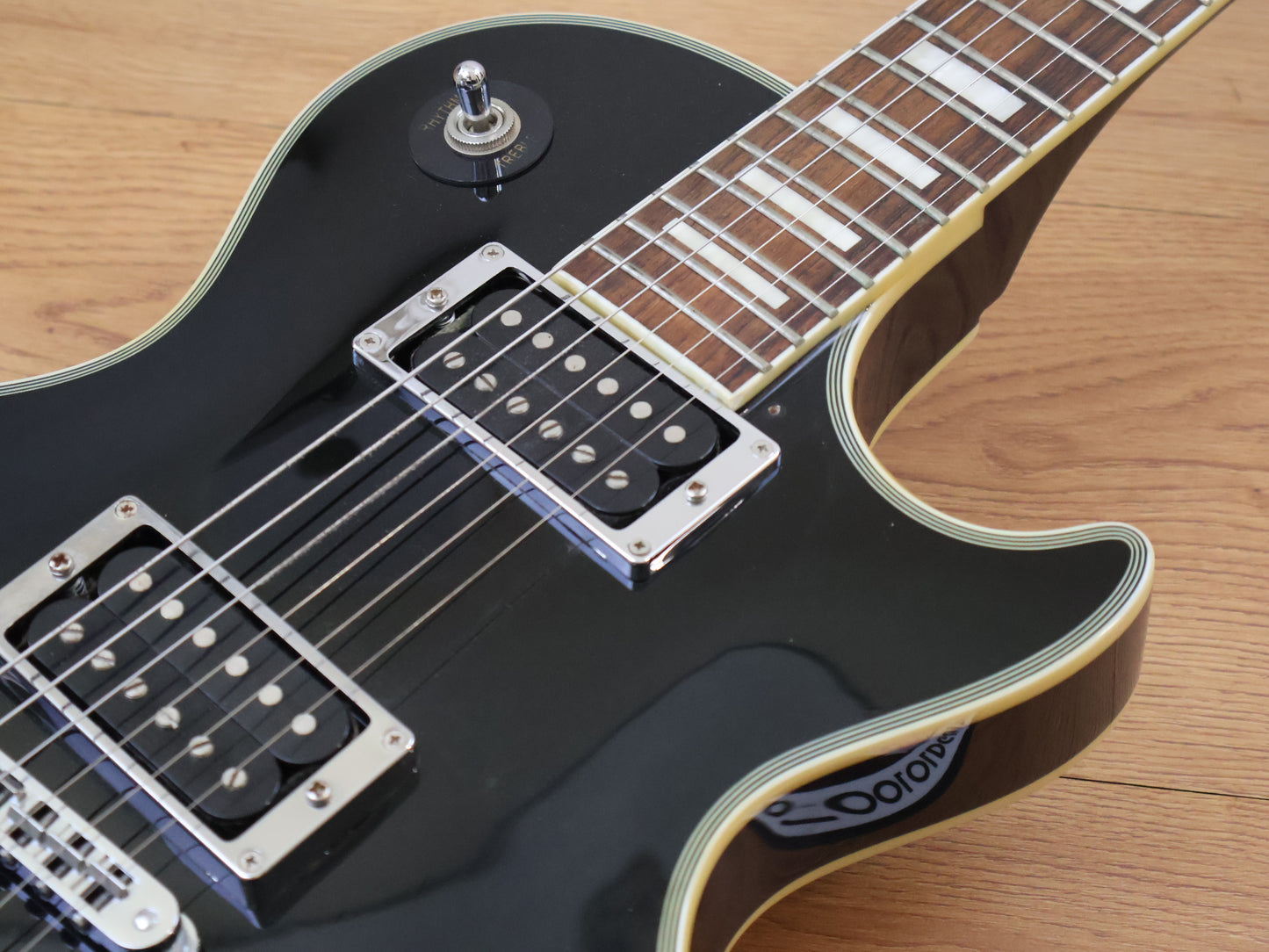 2009 Burny RLC-55JS John Sykes Les Paul Custom (Black)