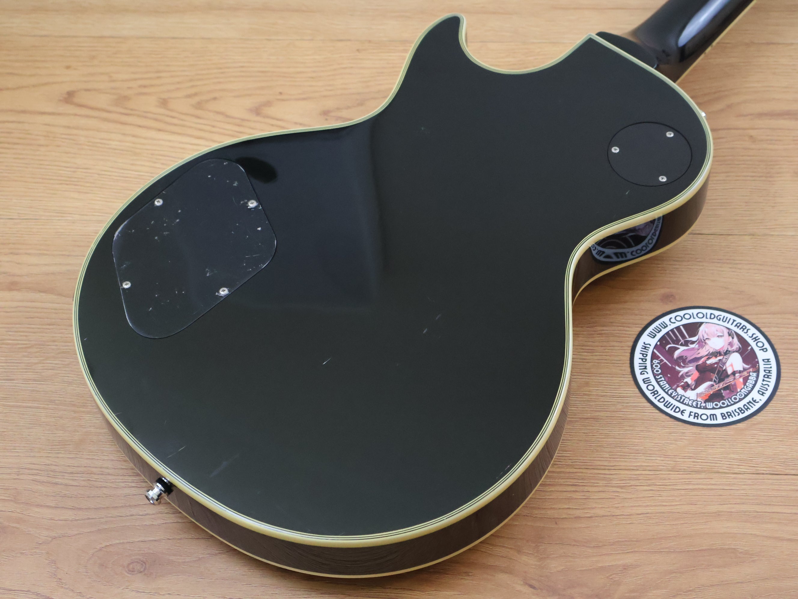 2009 Burny RLC-55JS John Sykes Les Paul Custom (Black) – Cool Old