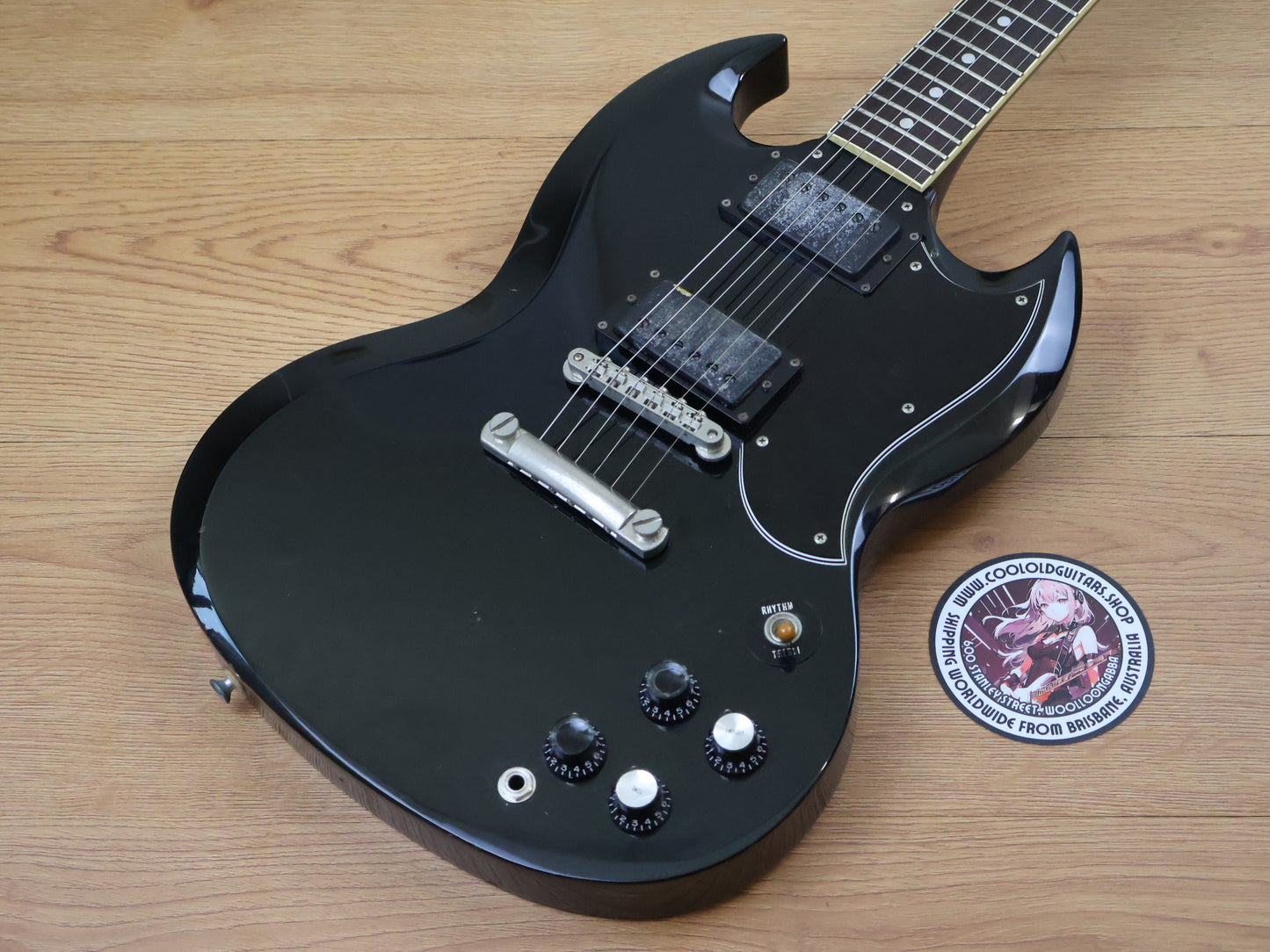 2000 Greco Japan SG Double Cutaway (Black)