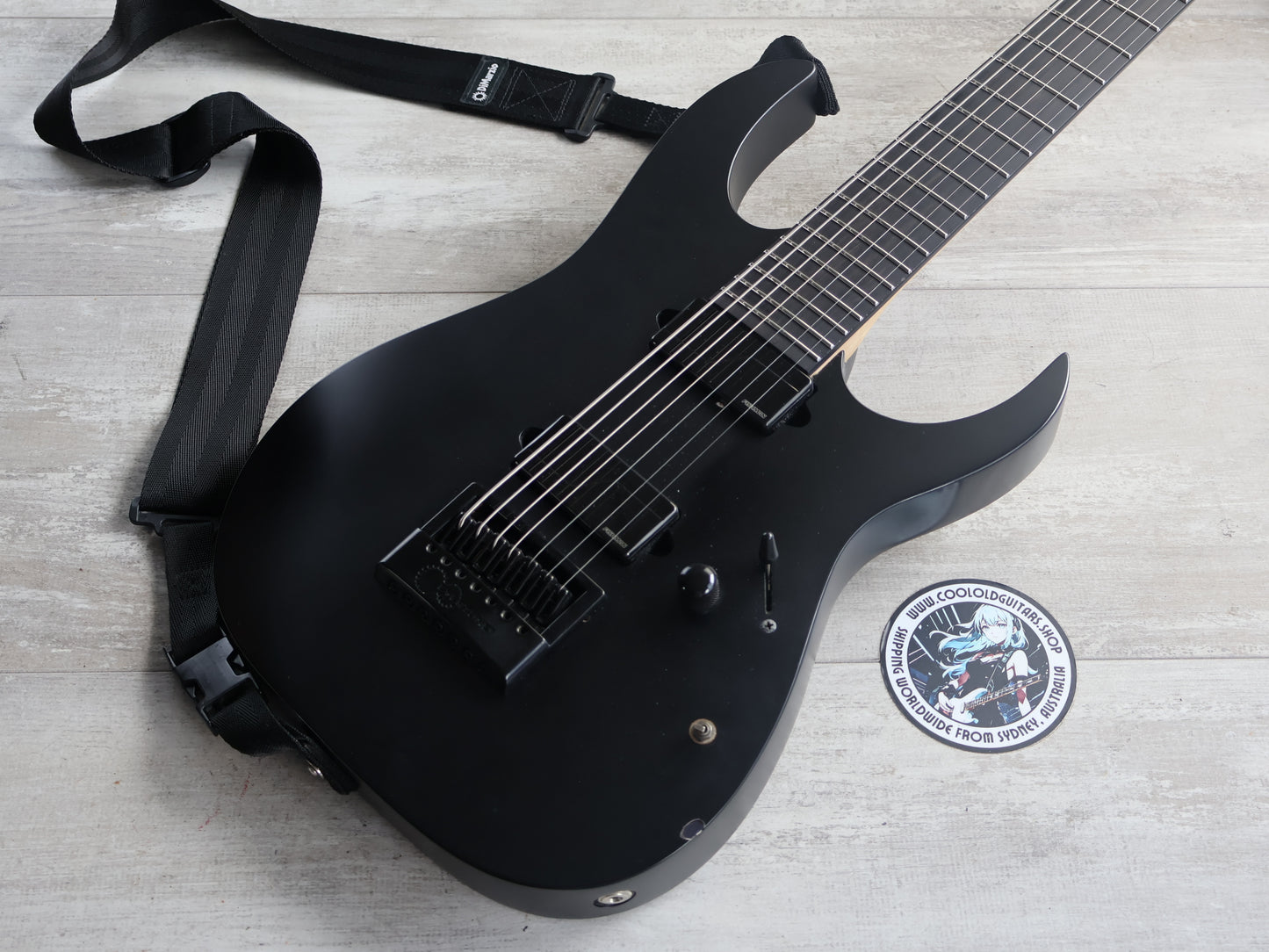 2021 Ibanez RGIXL7 7-String Electric Guitar w/Evertune + Fishman (Black)