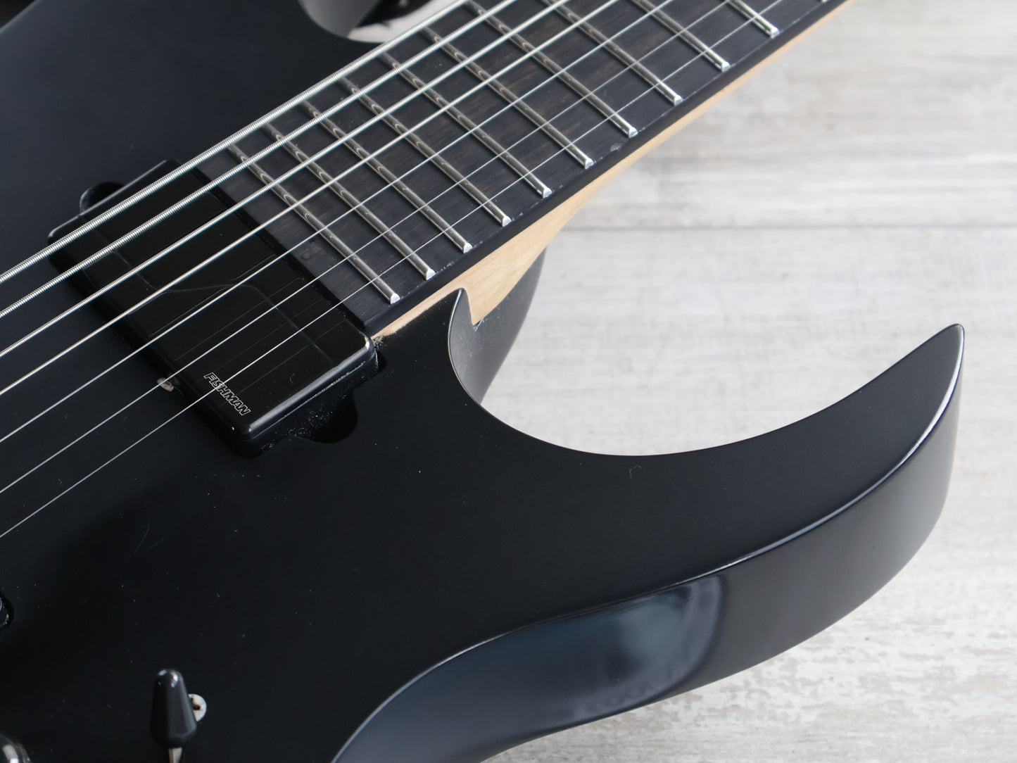 2021 Ibanez RGIXL7 7-String Electric Guitar w/Evertune + Fishman (Black)