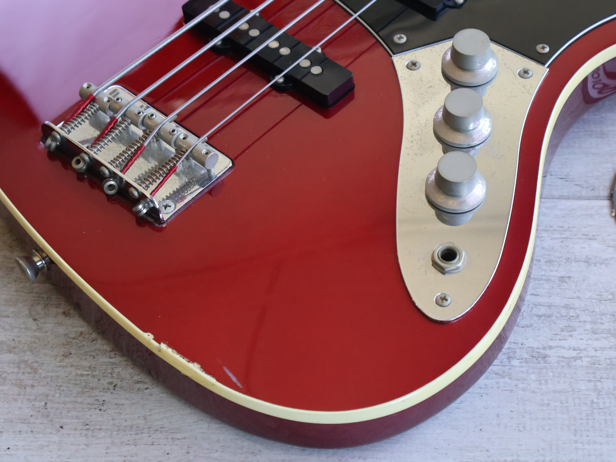 2010 Fender Japan Aerodyne PJ Jazz Bass (Old Candy Apple Red)