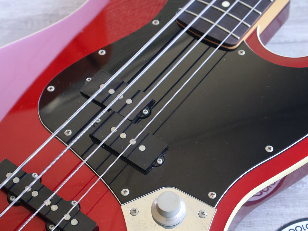 2010 Fender Japan Aerodyne PJ Jazz Bass (Old Candy Apple Red)