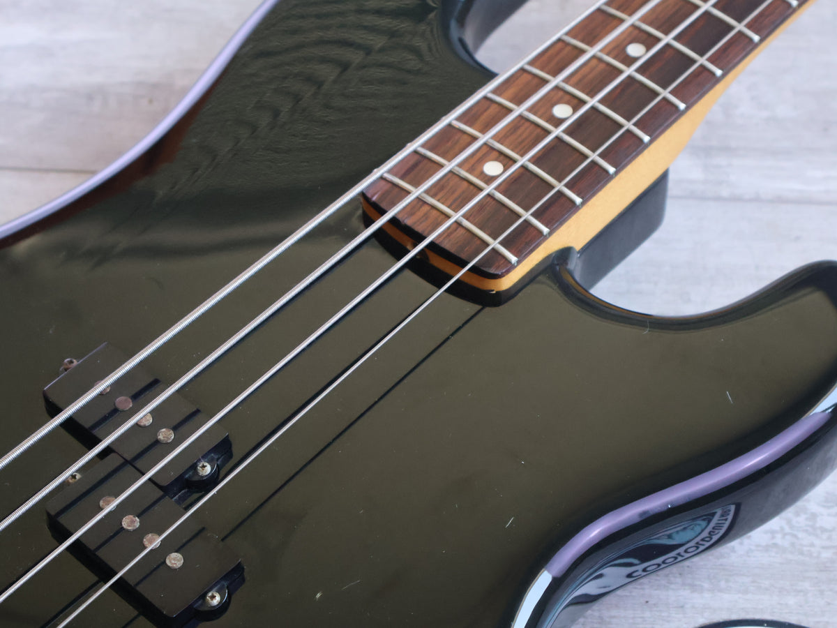1989 Fender Japan PJ-455 "E Series" Precision Bass (Black)