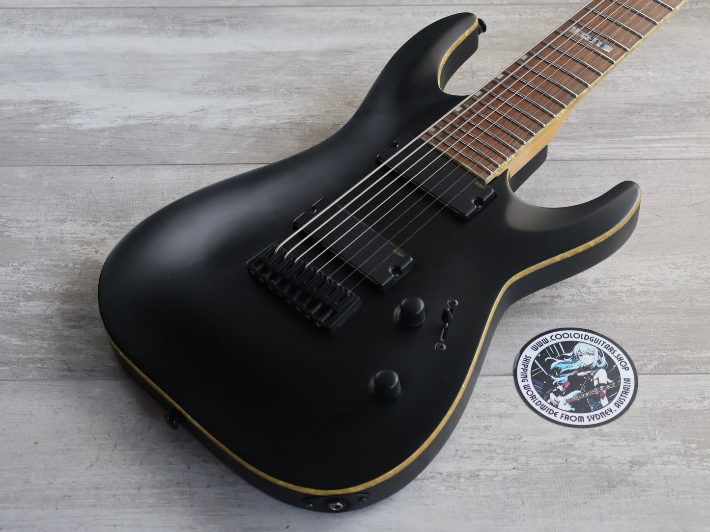 2012 ESP LTD H-338 8-String Electric Guitar (Black)