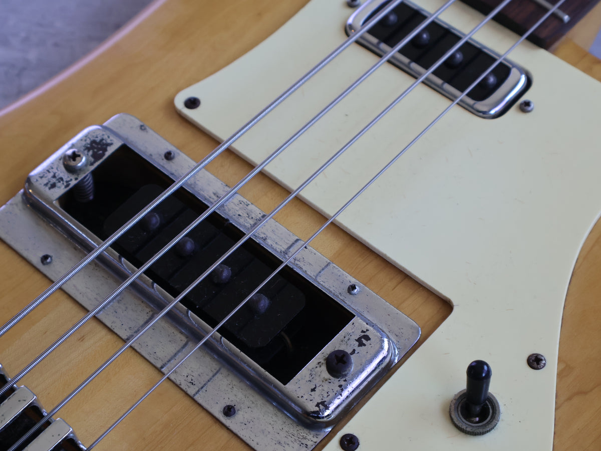 1977 Greco Japan PMB-800 Neckthrough 4001 Paul McCartney Bass (Natural)