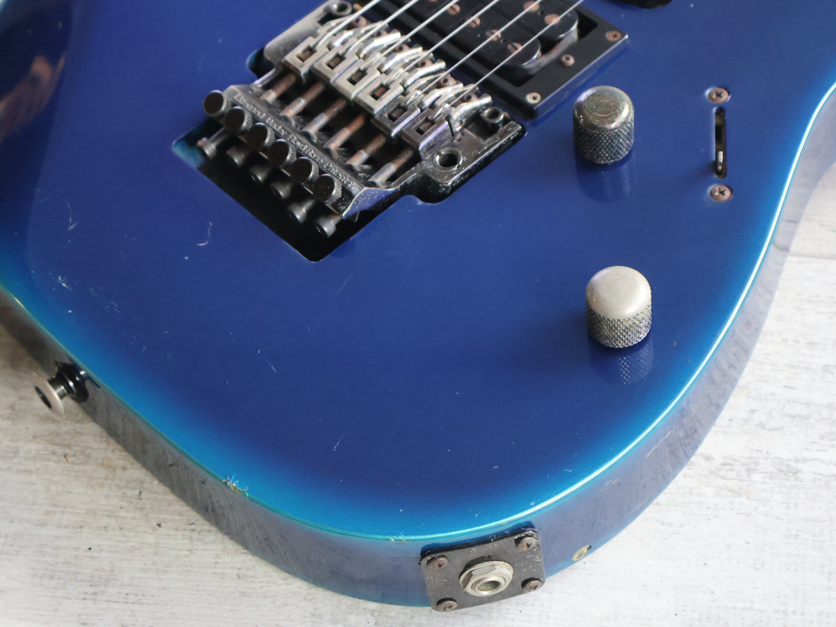 1996 Ibanez Japan RGR470 Reverse Headstock HSH Superstrat (Jewel Blue Burst)