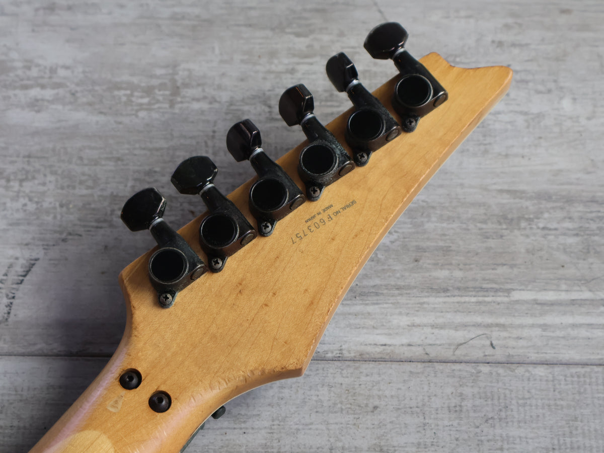1996 Ibanez Japan RGR470 Reverse Headstock HSH Superstrat (Jewel Blue Burst)