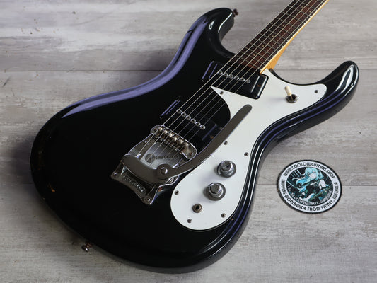 1970's Mosrite Japan Avenger w/Moseley Vibrato (Black)