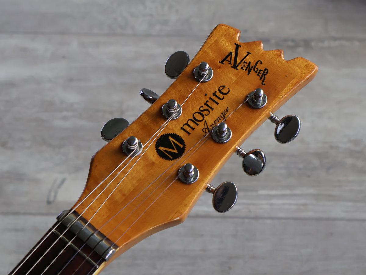 1970's Mosrite Japan Avenger w/Moseley Vibrato (Black)