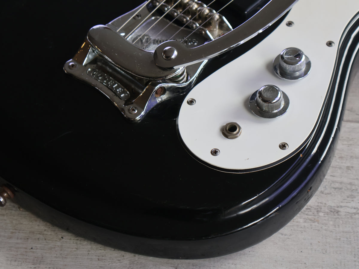 1970's Mosrite Japan Avenger w/Moseley Vibrato (Black)