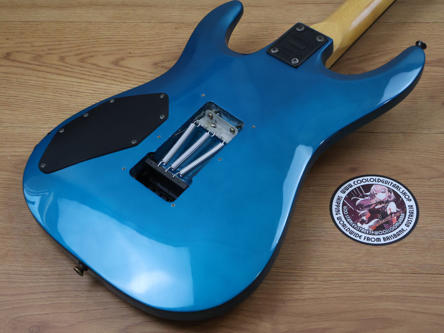 1989 Kramer 100 Series 620 HSS Superstrat w/Floyd Rose (Candy Blue)